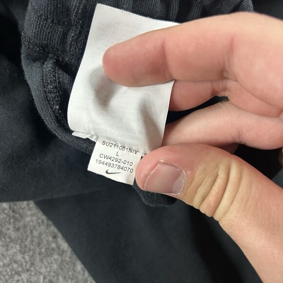 Nike Sportswear Tech Fleece Mens Large Joggers Sweatpants Black CW4292-010 - Picture 9 of 11